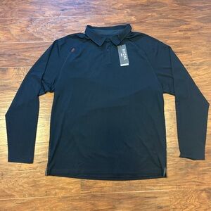 RHONE Delta Pique Long Sleeve Polo